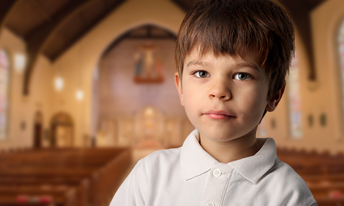 social-justice-annunciation-catholic-school A young boy serving the community at Annunciation Catholic School